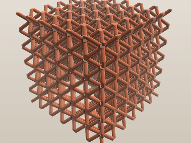 Body-centred cubic lattice